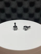 Dice Brake Cable Ends Black For BMX And Other Bikes New Pair