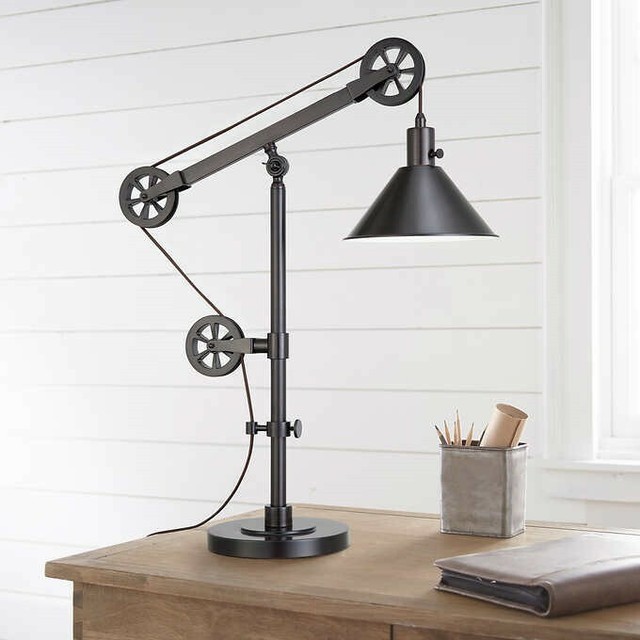 industrial end table lamps