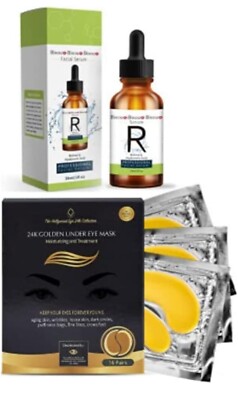 24K Gold Under Eye Patches for Puffy Eyes and Bags, Dark Circles and Wrinkles.93