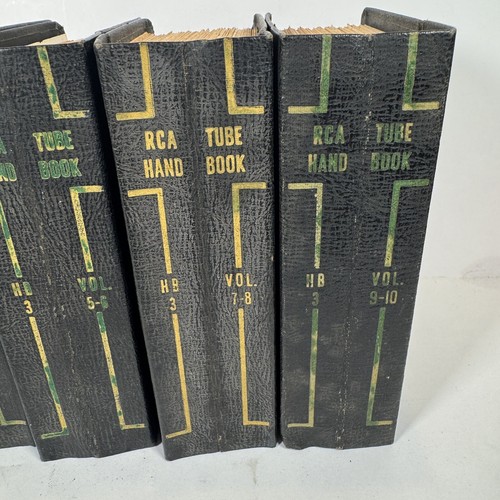 Cinch Röhrenhandbuch HB-3 Vol. 1-10 5er Set Gewerbetechnik Ordner 60er Jahre - Bild 4 von 14