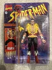 Marvel Legends Retro Animated Spider-Man KRAVEN 6  Scale Hasbro Figure NEW