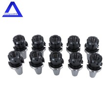 10Pcs CAT40-ER32 Collet Chuck 2.76" 70mm Length Tool Holder Set