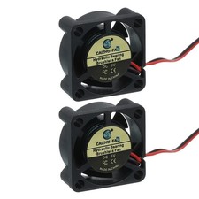 2 Pcs Fan 3D Printer 2510, 5V 25x25x10mm for Hydraulic