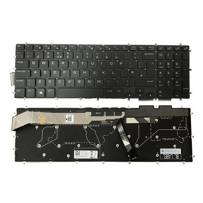 For Dell Alienware M15 R1, M17 R1 2019, 0K5Y90 UK RGB Backlit Keyboard