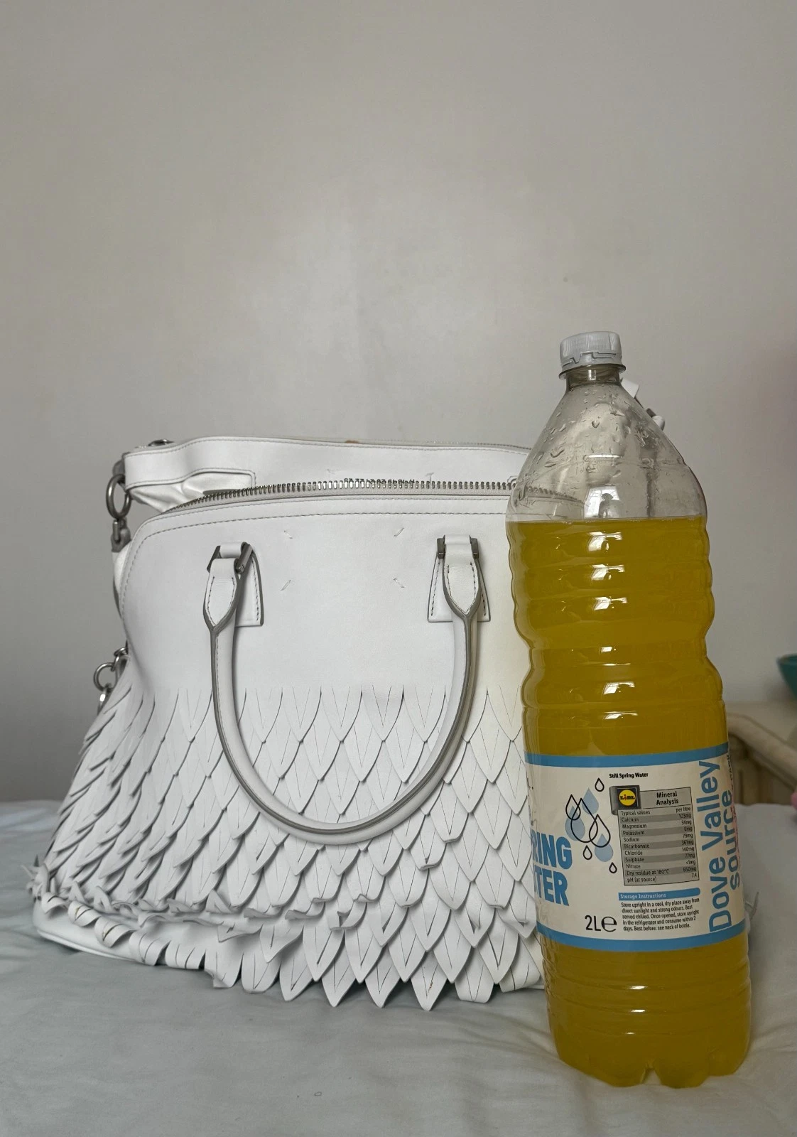 BORSA A TRACOLLA MAISON MARGIELA IN PELLE BIANCA NUOVA PREZZO AL PUBBLICO £3000