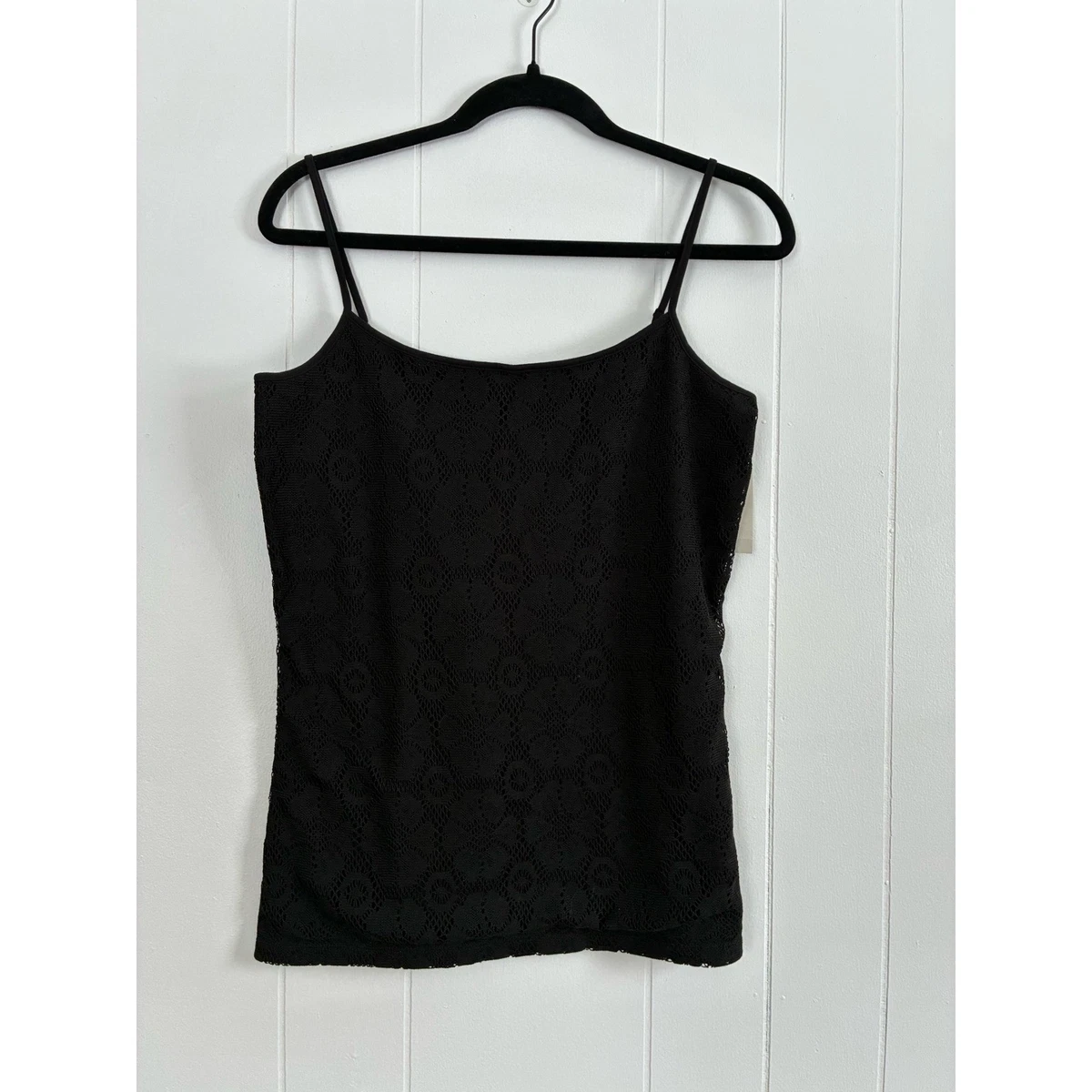 Black Regular Size Cotton Blend Camisoles & Camisole Sets for  display picture 1
