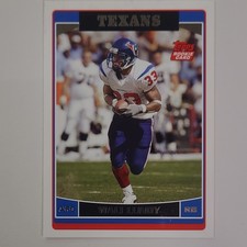 Topps Wali Lundy Houston Texans Rookie 2006 Topps Football NFL Card #343. rookie card picture
