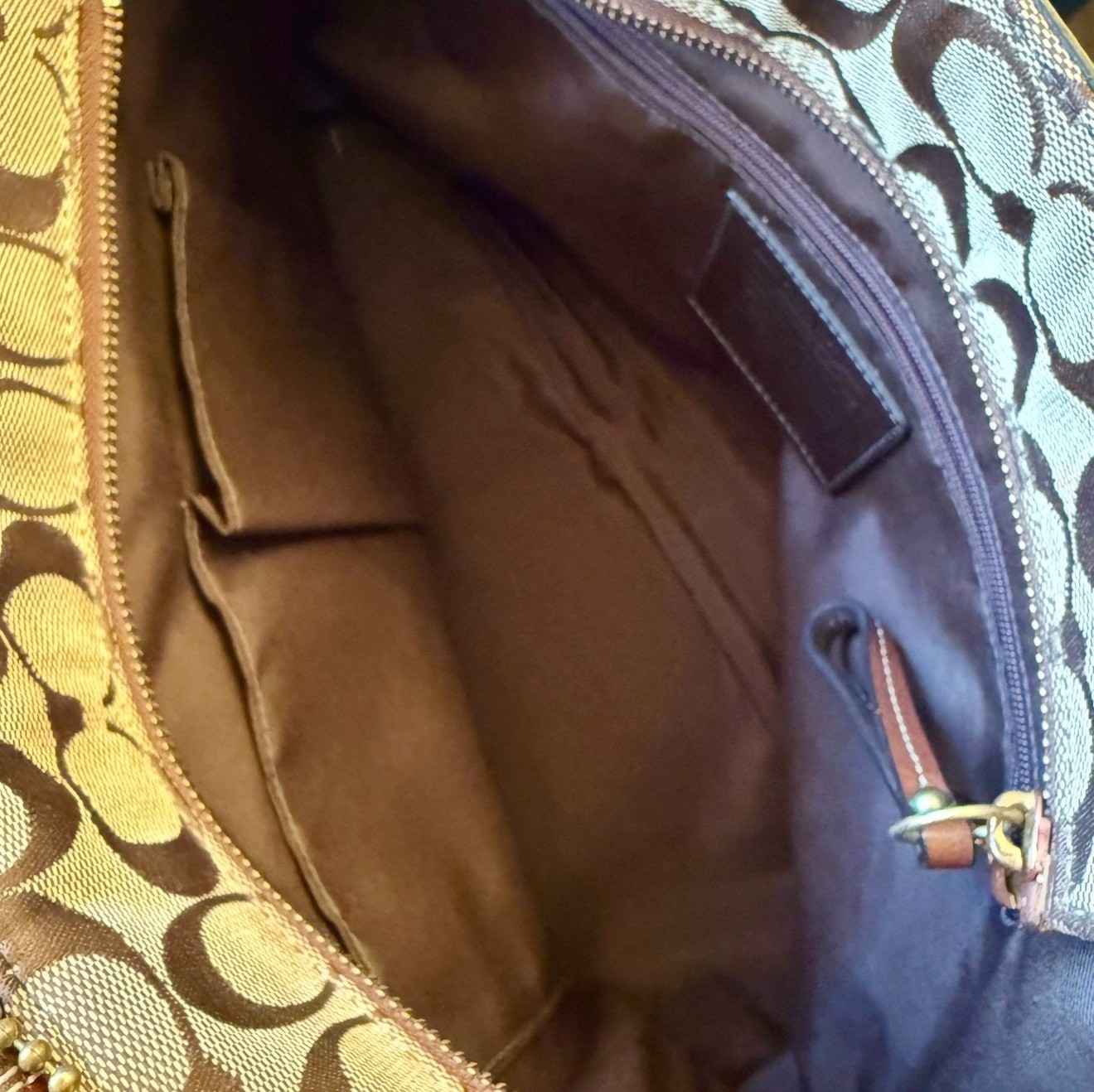 Coach Brown Multicolor Patchwork Shoulder Bag Tot… - image 7