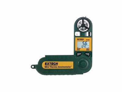 Extech 45158 Mini Vane Thermo-Anemometer w/ Humidity & Temperature Meter