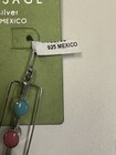Seed & Sage Sterling Silver 925 Made In Mexico Dangle Hook Earrings — photo 3