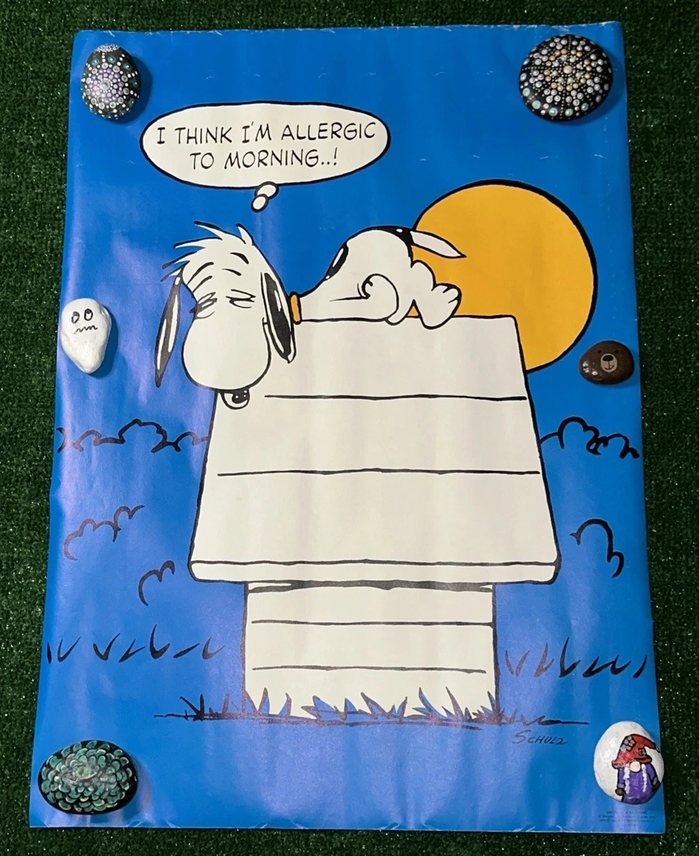 Vintage Snoopy Poster In other Collectible Peanuts Items for sale