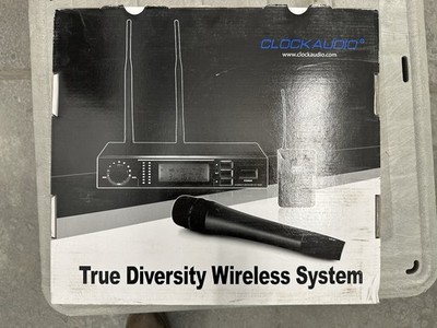Clockaudio CW-7000 True Diversity Wireless Handheld Microphone System, Black