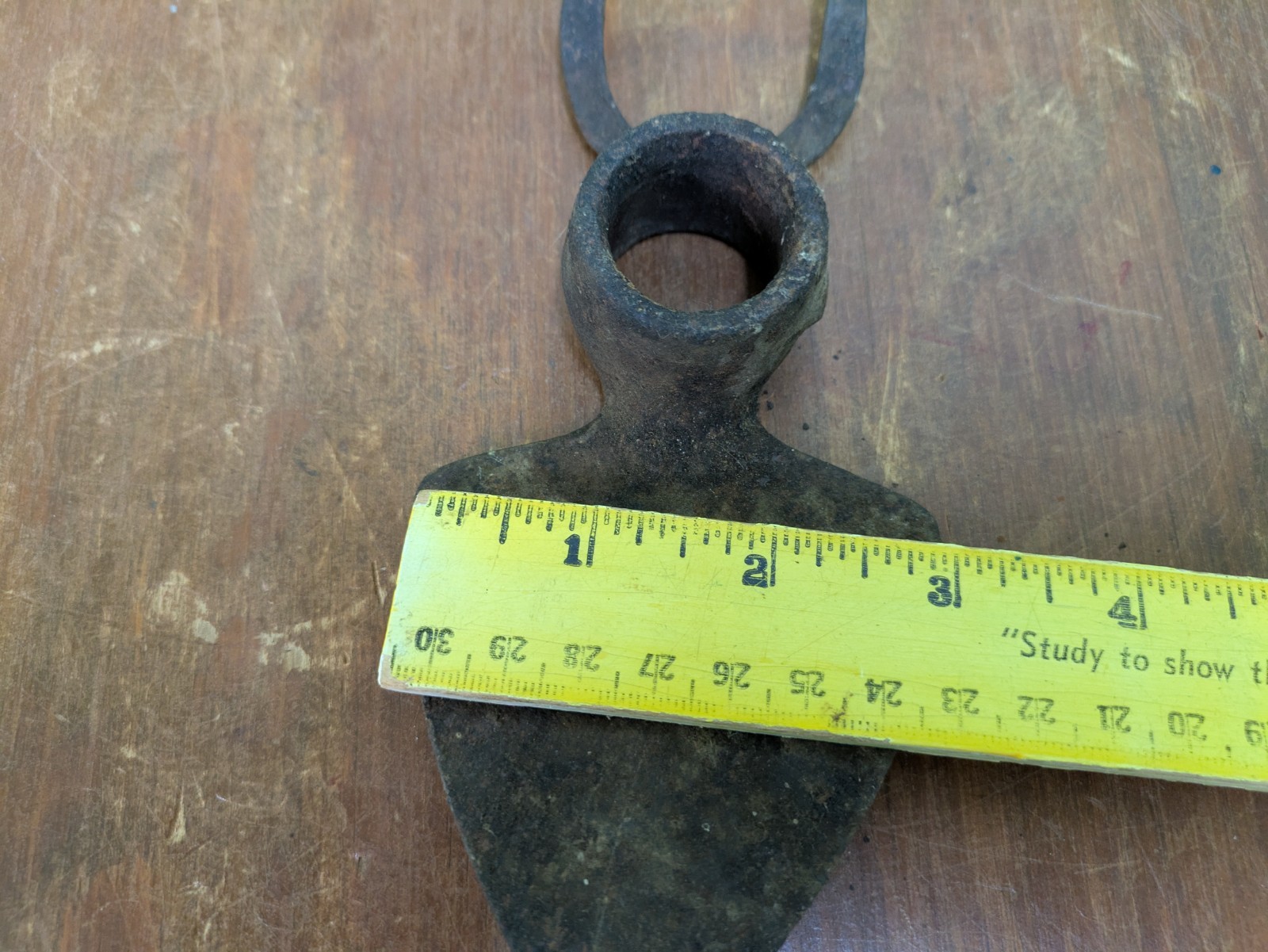 Two Primitive Rustic Grub Hoe Mallet Pick Garden Tool Heads