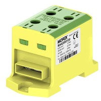 OTL95-2B Stecker Gelb-GrüN 2Xal/Cu 6-95Mm2 3X1X24 1000V AC/1500V Dc U-Klemme
