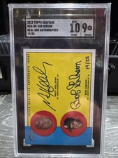 2012 Topps Heritage ROA-BG BOB GIBSON /MATT HOLLIDAY REAL ONE AUTO /25 🔥🔥🔥