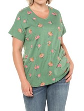 Oversize Baumwolle Kurz-Arm Shirt T-Shirt Tun...