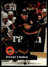 1991-92 Pro Set #236 Trevor Linden