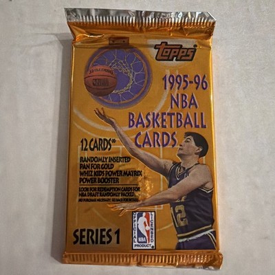 1995-96 Topps Factory Sealed Basketball Series 1 Card Pack