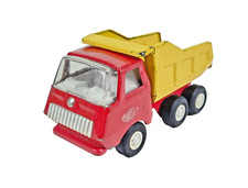 Mini Dumper Tonka Vintage 55010 Rosso Giallo Modello Acciaio Pressato Senza Scatola