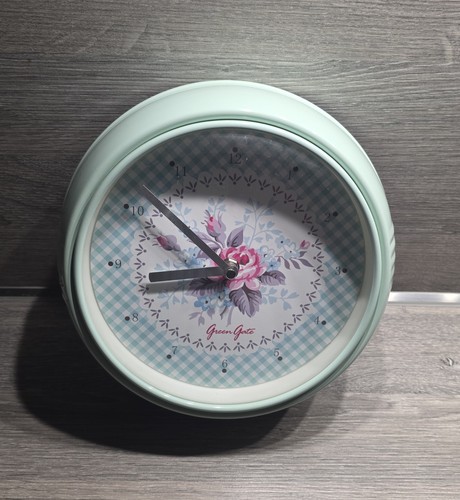 ❤️ GREENGATE * Uhr * Wanduhr * rund * mint * 24cm * RAR❤️