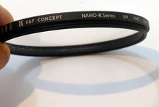 K F Concept 62mm Nano-K HMC Lens Filter clear protection UV w/ Ribbed Rim