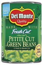 DEL MONTE BLUE LAKE Petite Cut grüne Bohnen, Gemüsekonserven, 14,5 Unzen Dose (2ct)