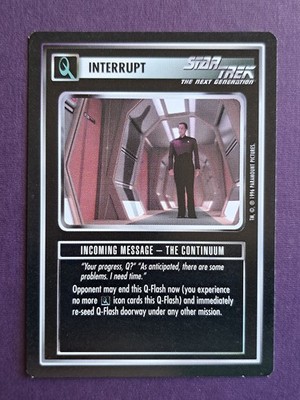 Star Trek CCG (Q-Continuum) - Incoming Message - The Continuum (common)