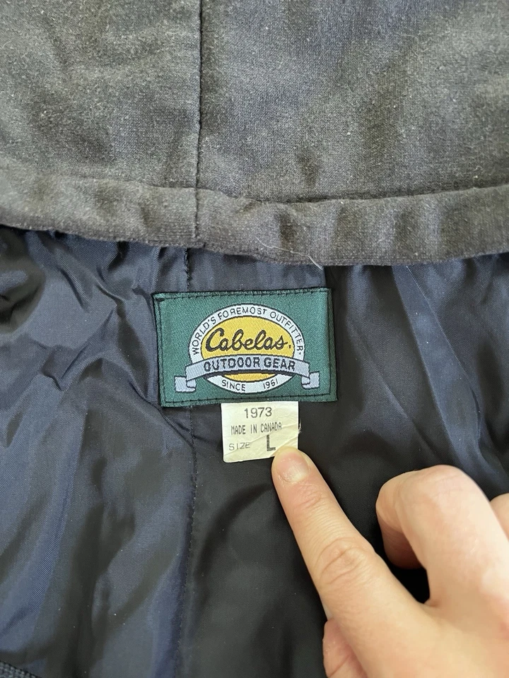 Rare Rapala Cabela's Mens Rain Red Jacket Fish Waterproof Hood Snap Buttons L - Image 4 of 4