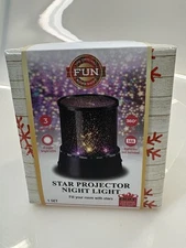 STAR PROJECTOR LED NIGHT LIGHT The Original Fun Workshop **Brand New**