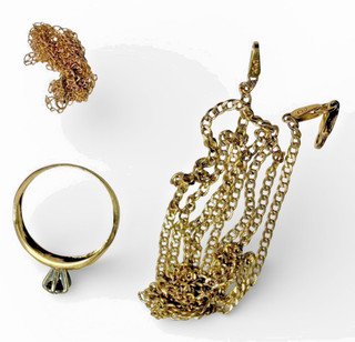 10K Gold & Diamonds SCRAP/REPAIR Jewelry Items 4.1 Grams