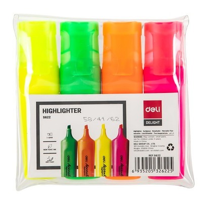 Highlighters Pastel Markers,Chisel Tip 4/6 Colors Pens,Journaling Students