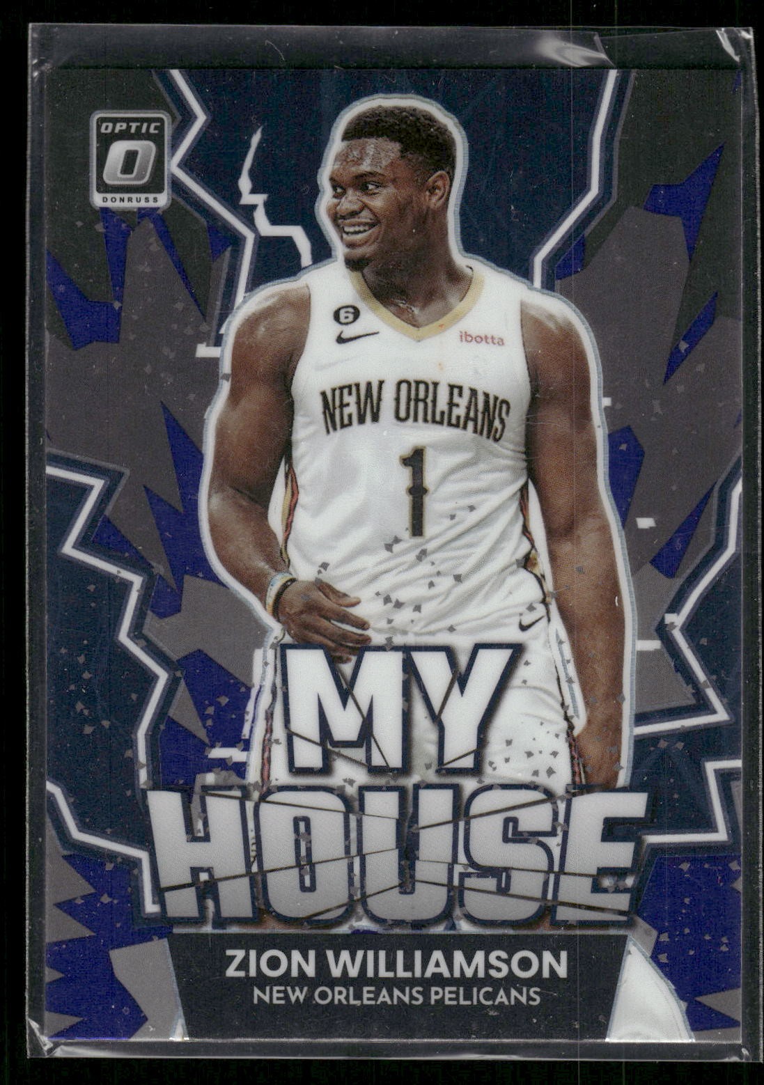 #20 Zion Williamson 2022-23 Donruss Optic My House Holo