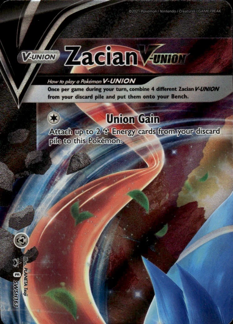 Zacian V-Union Pokémon TCG Cards for sale | eBay