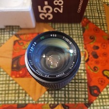 Vivitar MC Macro Zoom 35-70mm F2.8-3.8 Canon FD Mount Lens For SLR Cameras