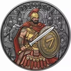 2025 Leonidas Legendary Warriors Color Edition 1 oz Silver Coin