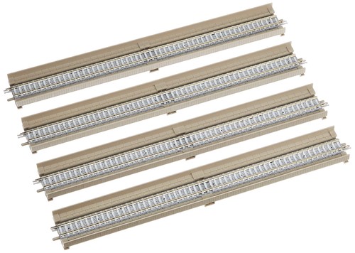 TOMIX N Gauge Viaduct PC Rail HS280-PC F Set of 4 (1822) Model Railroad Supplies | Condition: New