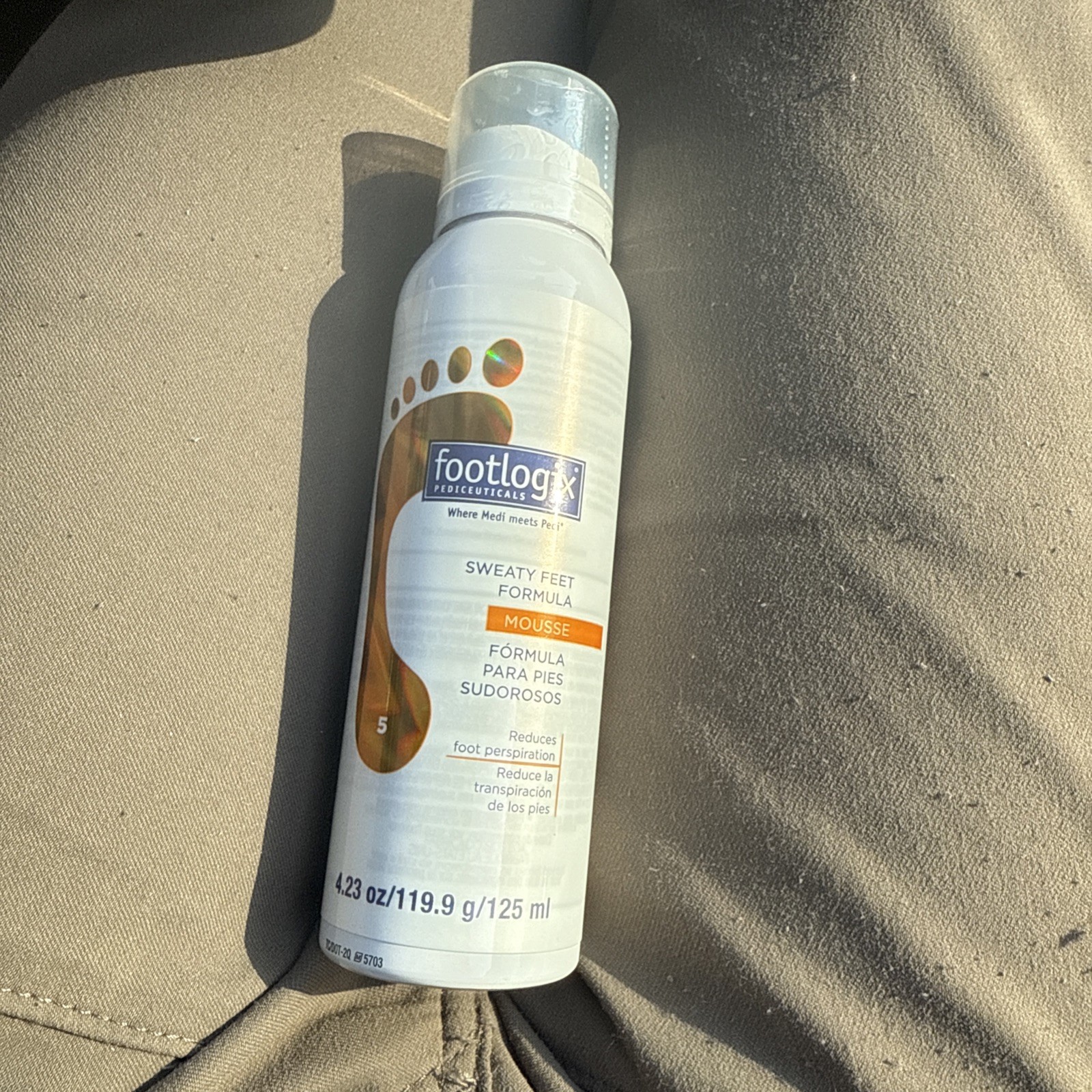 Footlogix Sweaty Feet Formula 4.2 oz 125 ml Foot Deodorant