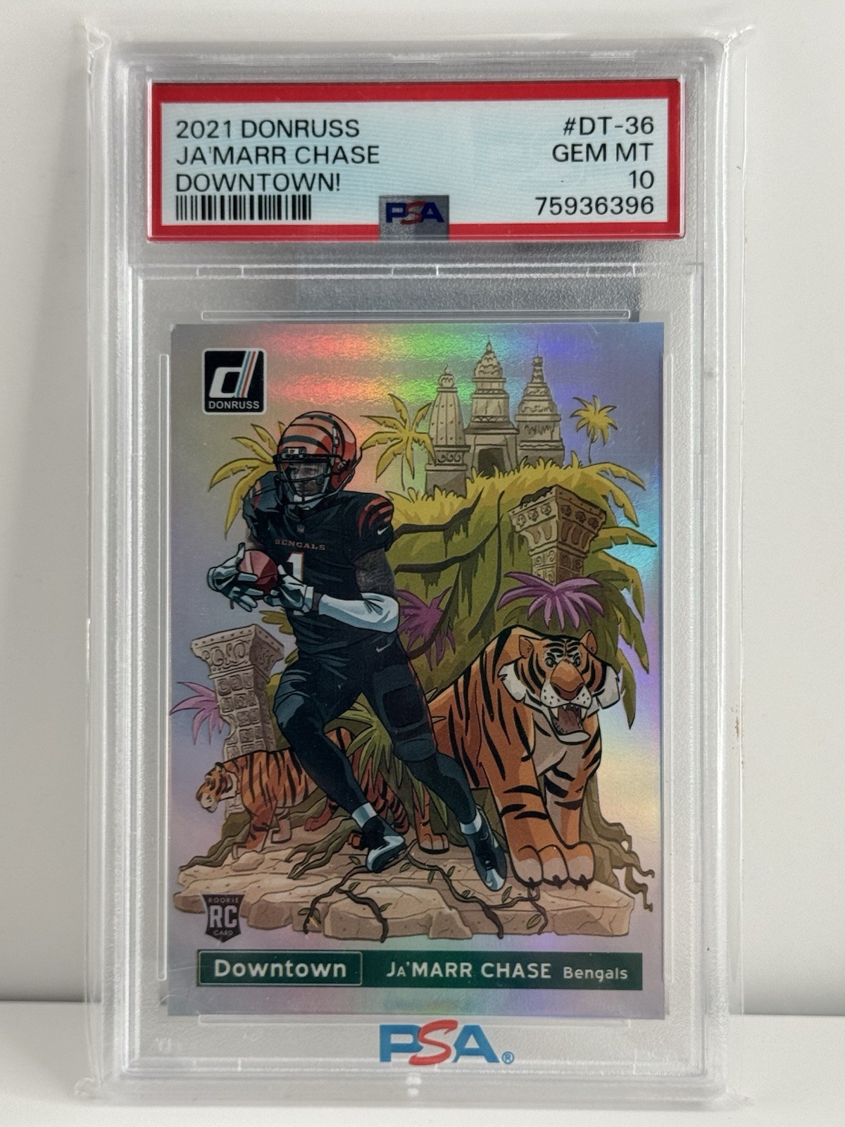 JaMarr Chase Panini Donruss Downtown #DT36 Base
