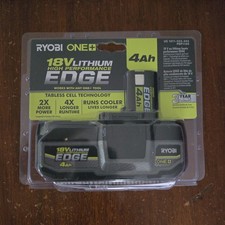 Ryobi Pbp1104 One 18v 4.0 Ah Lithium-ion High Performance Edge Battery Ryobi Pbp1104 One 18v 4.0 Ah Lithium-ion High Performance Edge Battery