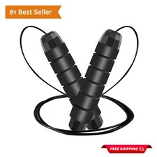 9.8ft Adjustable Jump Rope with Ball Bearings - Ideal for Exercise  Weight Loss