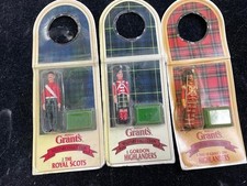 3 William Grants Whiskey - Vintage Collectable Scottish Soldiers/ Figurines