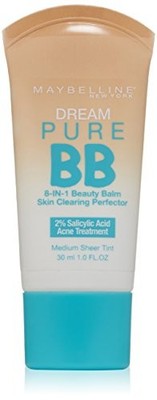 Maybelline Dream Pure BB Cream, Medium, 1 fl. oz. (Packaging May Vary)
