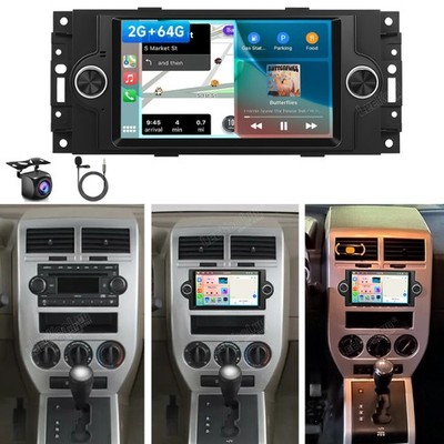 2+64GB Apple Carplay Android 15.0 Autoradio Für Jeep Patriot 2007-2008 NAVI KAM