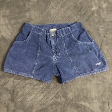 Vintage 90s OP Ocean Pacific Blue Corduroy Shorts Surf Indie Summer Women's Sz 5