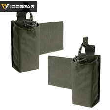 IDOGEAR Tactical Radio Pouch Expander Wings Walkie Talkie Holder for Chest Rig