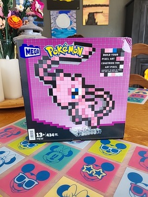 MEGA Pokémon: Mew Build Your Pixel Art 434 pcs Builder Set NEW FACTORY SEALED (U
