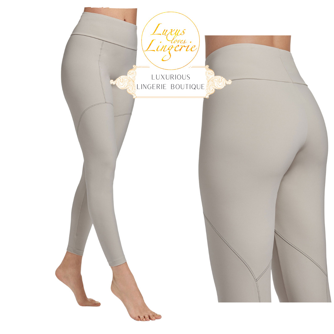Tori Leggings By Wolford M Medium Offwhite Cream Elastic Pants With Darts