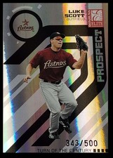 2005 Donruss Elite Turn of the Century Luke Scott 343/500 Houston Astros #194