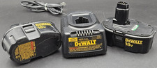 DEWALT 2 18v Batteries (DW9099 Type 1) + Char...