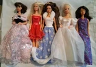 Lot Of 5 Vintage Mattel Barbie Dolls